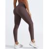 imageYEOREO Women Workout Leggings Seamless High Waisted Solid Yoga PantsMarl Caramel