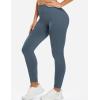imageYEOREO Women Workout Leggings Seamless High Waisted Solid Yoga PantsNavy