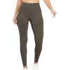imageYEOREO Women Workout Leggings Seamless High Waisted Solid Yoga PantsOlive