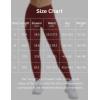 imageYEOREO Leggings for Women Hidden Scrunch High Waisted Yoga Pants V Cross Tummy Control Craze Compression WorkoutBurgundy