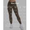 imageYEOREO Leggings for Women Hidden Scrunch High Waisted Yoga Pants V Cross Tummy Control Craze Compression WorkoutCoffee