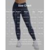 imageYEOREO Leggings for Women Hidden Scrunch High Waisted Yoga Pants V Cross Tummy Control Craze Compression WorkoutNavy Blue