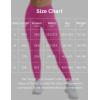 imageYEOREO Leggings for Women Hidden Scrunch High Waisted Yoga Pants V Cross Tummy Control Craze Compression WorkoutRose Red