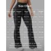 imageYEOREO CoreFlex Women Workout Flare Leggings with Pockets Hidden Scrunch High Waisted Cargo Gym Yoga No Front Seam LeggingsBlack