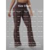 imageYEOREO CoreFlex Women Workout Flare Leggings with Pockets Hidden Scrunch High Waisted Cargo Gym Yoga No Front Seam LeggingsBrown