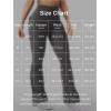 imageYEOREO CoreFlex Women Workout Flare Leggings with Pockets Hidden Scrunch High Waisted Cargo Gym Yoga No Front Seam LeggingsDark Grey