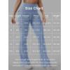 imageYEOREO CoreFlex Women Workout Flare Leggings with Pockets Hidden Scrunch High Waisted Cargo Gym Yoga No Front Seam LeggingsLight Blue