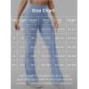 imageYEOREO CoreFlex Women Workout Flare Leggings with Pockets Hidden Scrunch High Waisted Cargo Gym Yoga No Front Seam LeggingsLight Blue