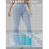 imageYEOREO CoreFlex Women Workout Flare Leggings with Pockets Hidden Scrunch High Waisted Cargo Gym Yoga No Front Seam LeggingsLight Blue