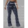 imageYEOREO CoreFlex Women Workout Flare Leggings with Pockets Hidden Scrunch High Waisted Cargo Gym Yoga No Front Seam LeggingsNavy