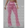 imageYEOREO CoreFlex Women Workout Flare Leggings with Pockets Hidden Scrunch High Waisted Cargo Gym Yoga No Front Seam LeggingsPink