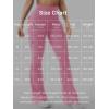 imageYEOREO CoreFlex Women Workout Flare Leggings with Pockets Hidden Scrunch High Waisted Cargo Gym Yoga No Front Seam LeggingsPink