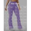 imageYEOREO CoreFlex Women Workout Flare Leggings with Pockets Hidden Scrunch High Waisted Cargo Gym Yoga No Front Seam LeggingsPurple