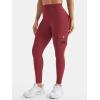 imageYEOREO CoreFlex Workout Cargo Leggings with Pockets for Women Hidden Scrunch Butt Lifting Leggings Gym Yoga PantsAnkela Red
