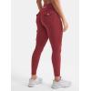 imageYEOREO CoreFlex Workout Cargo Leggings with Pockets for Women Hidden Scrunch Butt Lifting Leggings Gym Yoga PantsAnkela Red
