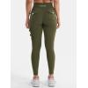 imageYEOREO CoreFlex Workout Cargo Leggings with Pockets for Women Hidden Scrunch Butt Lifting Leggings Gym Yoga PantsArmy Green