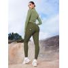 imageYEOREO CoreFlex Workout Cargo Leggings with Pockets for Women Hidden Scrunch Butt Lifting Leggings Gym Yoga PantsArmy Green