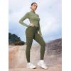 imageYEOREO CoreFlex Workout Cargo Leggings with Pockets for Women Hidden Scrunch Butt Lifting Leggings Gym Yoga PantsArmy Green