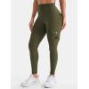 imageYEOREO CoreFlex Workout Cargo Leggings with Pockets for Women Hidden Scrunch Butt Lifting Leggings Gym Yoga PantsArmy Green