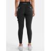 imageYEOREO CoreFlex Workout Cargo Leggings with Pockets for Women Hidden Scrunch Butt Lifting Leggings Gym Yoga PantsBlack