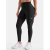 imageYEOREO CoreFlex Workout Cargo Leggings with Pockets for Women Hidden Scrunch Butt Lifting Leggings Gym Yoga PantsBlack