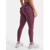 imageYEOREO CoreFlex Workout Cargo Leggings with Pockets for Women Hidden Scrunch Butt Lifting Leggings Gym Yoga PantsBlack Cherry