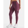 imageYEOREO CoreFlex Workout Cargo Leggings with Pockets for Women Hidden Scrunch Butt Lifting Leggings Gym Yoga PantsBlack Cherry