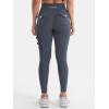 imageYEOREO CoreFlex Workout Cargo Leggings with Pockets for Women Hidden Scrunch Butt Lifting Leggings Gym Yoga PantsCarbon Grey