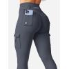 imageYEOREO CoreFlex Workout Cargo Leggings with Pockets for Women Hidden Scrunch Butt Lifting Leggings Gym Yoga PantsCoal Blue