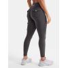 imageYEOREO CoreFlex Workout Cargo Leggings with Pockets for Women Hidden Scrunch Butt Lifting Leggings Gym Yoga PantsDark Grey