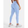 imageYEOREO CoreFlex Workout Cargo Leggings with Pockets for Women Hidden Scrunch Butt Lifting Leggings Gym Yoga PantsLight Blue