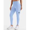 imageYEOREO CoreFlex Workout Cargo Leggings with Pockets for Women Hidden Scrunch Butt Lifting Leggings Gym Yoga PantsLight Blue