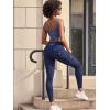 imageYEOREO CoreFlex Workout Cargo Leggings with Pockets for Women Hidden Scrunch Butt Lifting Leggings Gym Yoga PantsNavy