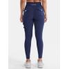 imageYEOREO CoreFlex Workout Cargo Leggings with Pockets for Women Hidden Scrunch Butt Lifting Leggings Gym Yoga PantsNavy