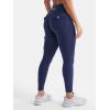 imageYEOREO CoreFlex Workout Cargo Leggings with Pockets for Women Hidden Scrunch Butt Lifting Leggings Gym Yoga PantsNavy