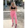 imageYEOREO CoreFlex Workout Cargo Leggings with Pockets for Women Hidden Scrunch Butt Lifting Leggings Gym Yoga PantsPink