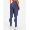 imageYEOREO Seamless Workout Leggings for Women Tummy Control Butt Lifting Gym Leggings Camili Impact High Waisted Yoga PantsBlue Gray