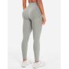 imageYEOREO Seamless Workout Leggings for Women Tummy Control Butt Lifting Gym Leggings Camili Impact High Waisted Yoga PantsLight Gray