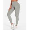 imageYEOREO Seamless Workout Leggings for Women Tummy Control Butt Lifting Gym Leggings Camili Impact High Waisted Yoga PantsLight Gray