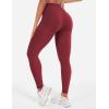 imageYEOREO Seamless Workout Leggings for Women Tummy Control Butt Lifting Gym Leggings Camili Impact High Waisted Yoga PantsScarlett Red