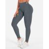 imageYEOREO Seamless Workout Leggings for Women Tummy Control Butt Lifting Gym Leggings Camili Impact High Waisted Yoga PantsStormy Grey