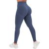 imageYEOREO Seamless Workout Leggings for Women Tummy Control Butt Lifting Gym Leggings Camili Impact High Waisted Yoga PantsBlue Gray