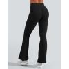 imageYEOREO Flare Leggings for Women Lynnie Bell Bottom Yoga Pants High Waisted Tummy Control Bootcut Workout LeggingsBlack