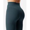 imageYEOREO Flare Leggings for Women Lynnie Bell Bottom Yoga Pants High Waisted Tummy Control Bootcut Workout LeggingsBlue Green