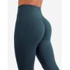 imageYEOREO Flare Leggings for Women Lynnie Bell Bottom Yoga Pants High Waisted Tummy Control Bootcut Workout LeggingsBlue Green