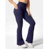 imageYEOREO Flare Leggings for Women Lynnie Bell Bottom Yoga Pants High Waisted Tummy Control Bootcut Workout LeggingsNavy