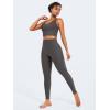 imageYEOREO Hidden Butt Scrunch Womens Workout Leggings Butt Lifting Tummy Control Yoga Pants High Waist Edwine LeggingDark Grey
