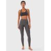 imageYEOREO Hidden Butt Scrunch Womens Workout Leggings Butt Lifting Tummy Control Yoga Pants High Waist Edwine LeggingDark Grey