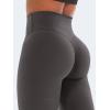 imageYEOREO Hidden Butt Scrunch Womens Workout Leggings Butt Lifting Tummy Control Yoga Pants High Waist Edwine LeggingDark Grey