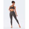 imageYEOREO Hidden Butt Scrunch Womens Workout Leggings Butt Lifting Tummy Control Yoga Pants High Waist Edwine LeggingDark Grey